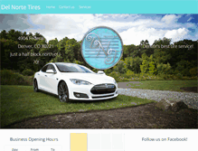 Tablet Screenshot of delnortetires.com